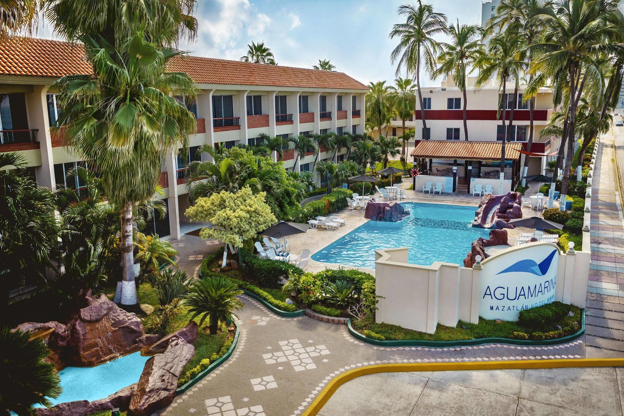 Hotel Aguamarina 马萨特兰 外观 照片